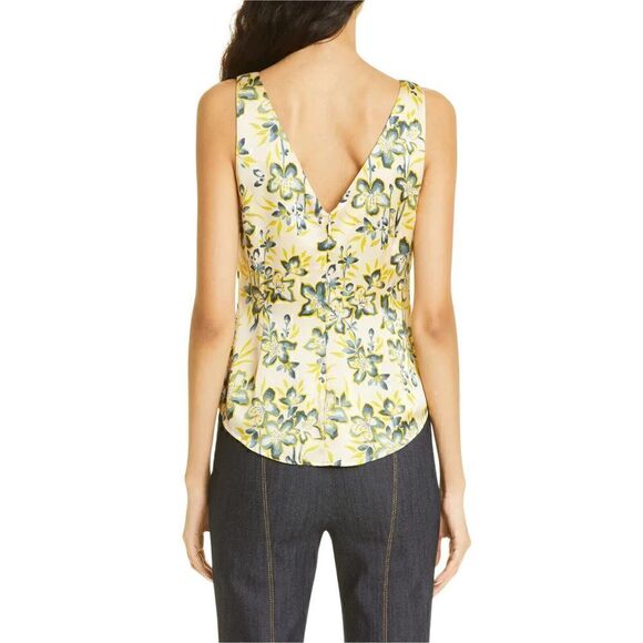 New $325 CINQ A SEPT Bloom Elliana Top Medium - Picture 3 of 4